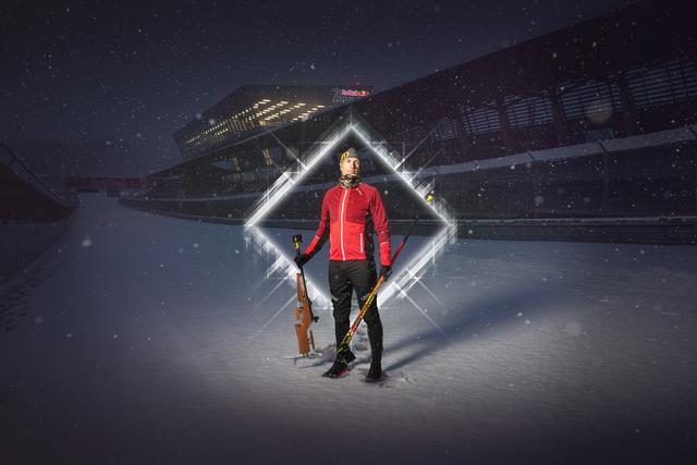 Christoph Sumann steht für das Biathlon-Camp bereit.
