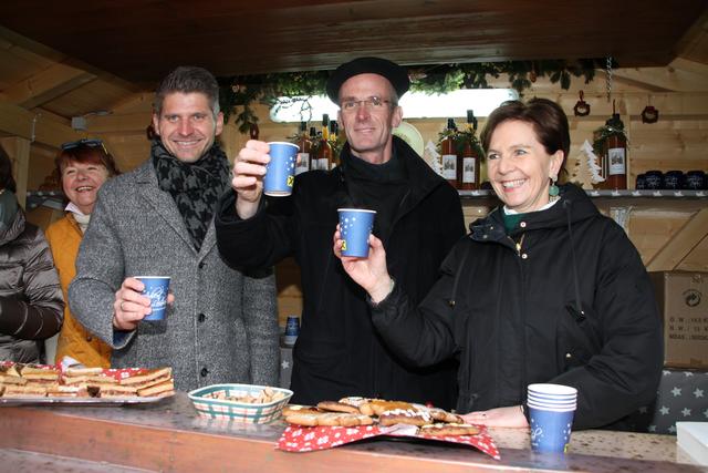 Herbert Schober, Pater Michael Köck, Brigitta Pallauf.