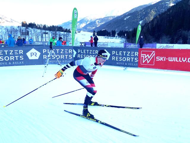 Philipp Leodolter wurde bei FIS-Rennen in Obertilliach zweiter.