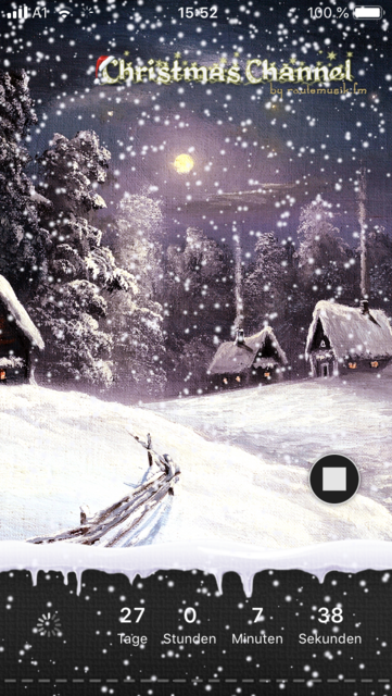 Unser App Tipp der Woche: Christmas Channel ist ein Weihnachtsradio. Die Musik stimmt perfekt auf Weihnachten mit Musik aus den unterschiedlichsten Richtungen ein.  | Foto: Screenshot