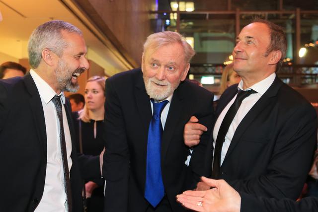 Schwarz-Weiße Urgesteine: Markus Schupp, Ivica Osim, Darko Milanic (v.l.) | Foto: GEPA