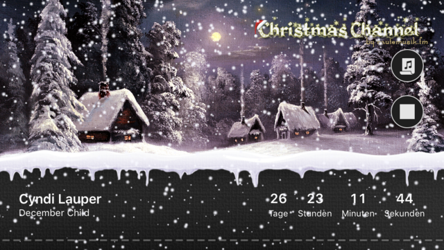 Unser App Tipp der Woche: Christmas Channel ist ein Weihnachtsradio. Die Musik stimmt perfekt auf Weihnachten mit Musik aus den unterschiedlichsten Richtungen ein.  | Foto: Screenshot