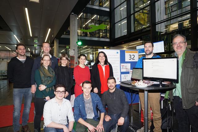 Das Projektteam mit Studierenden und BetreuerInnen | Foto: FH St. Pölten / Anna Weißenbacher