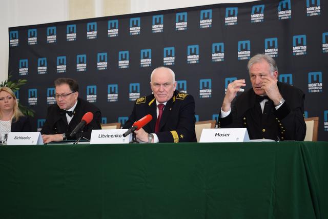 Im Rahmen einer Pressekonferenz wurde das neue Unesco Kompetenz- und Ausbildungszentrum an der Montanuniversität Leoben vorgestellt.
