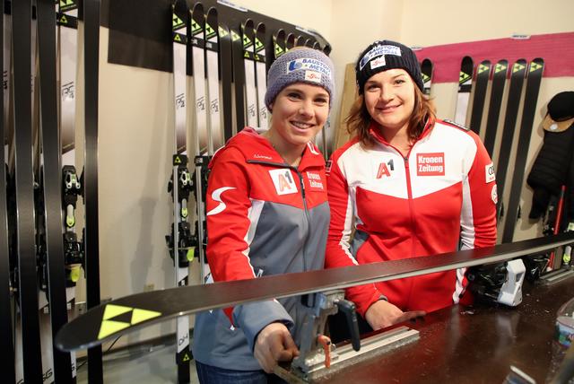 Nici Schmidhofer und Ramona Siebenhofer sind bereit für die Saison.