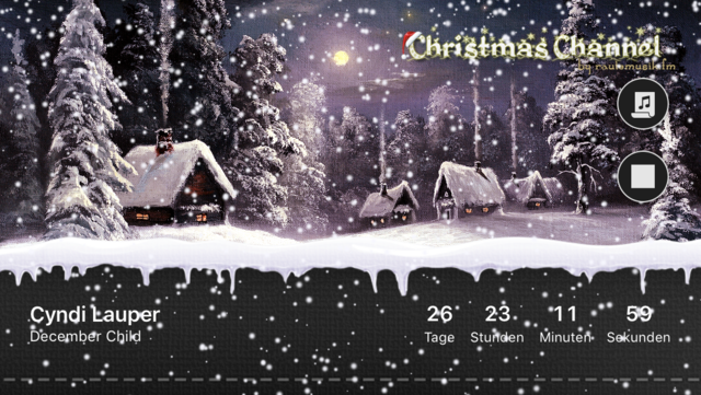 Unser App Tipp der Woche: Christmas Channel ist ein Weihnachtsradio. Die Musik stimmt perfekt auf Weihnachten mit Musik aus den unterschiedlichsten Richtungen ein.  | Foto: Screenshot