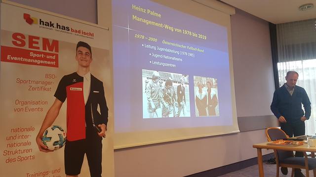 Seminar mit u.a. Heinz Palme an der BHAK/BHAK Bad Ischl.