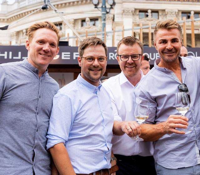 Partner nun auch in Kitzbühel: Markus Fischer, Philipp Stainer, Ronald Gollatz, Leo Hillinger