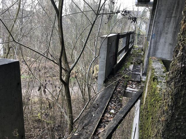 Balkone in der Ruine. | Foto: BezirksRundschau