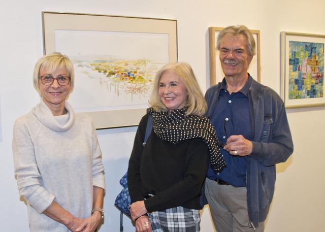 Anita Reicher Andrea und Gottfried Reszner organisierten Kunst für Katz & CO im OHO.