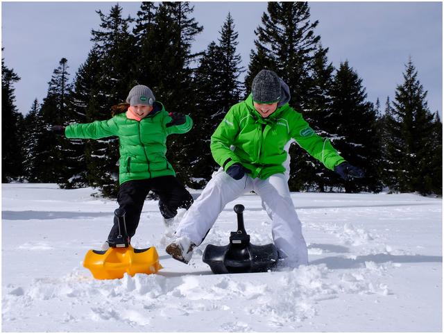 Der Winter ist am Salzstiegl angekommen, die Rodelbahn ist seit Freitag geöffnet. | Foto: Nagy/Salzstiegl