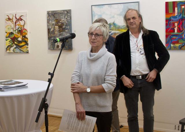 Anita Reicher und Masal begrüßten die zahlreichen Gäste im OHO.