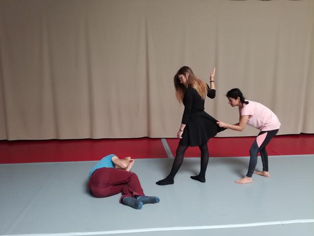 Probe: Statuentheater, @RedSapata Tanzfabrik | Foto: Stiebitzhofer