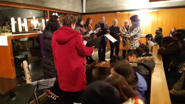 Der Singkreis der Glaubenskirche singt "Tochter Zion" von Georg Friedrich Händel
