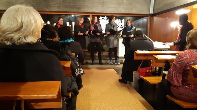 Die 2017 gegründete Singgruppe der Landstraßer Pauluskirche 