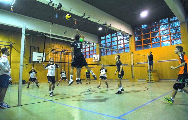 Die Herren in Action.