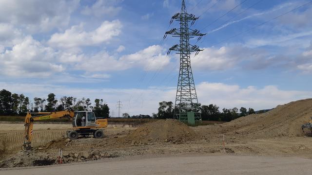 In Steinbrunn wird noch bis Herbst 2020 an einem neuen Umspannwerk der Netz Burgenland gebaut. | Foto: Netz Burgenland GmbH