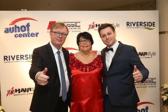 Peter Schaider mit Frau Ines und Sohn Peter Junior