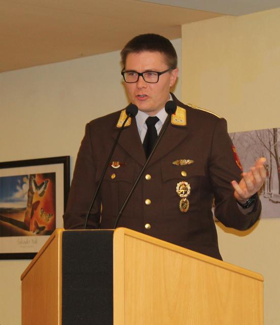 Christian Doczekal legte sein Amt als Bezirksreferent für Alarm- und Nachrichtenwesen zurück.