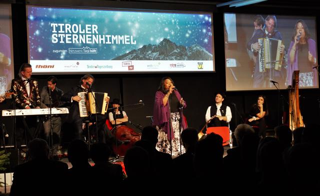 Markus Linder und Hubert Trenkwalder als musikalische Begleitung für Gospelstar Gail Anderson