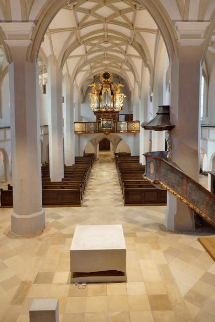 Das Innere der Pfarrkirche wurde bereits saniert.