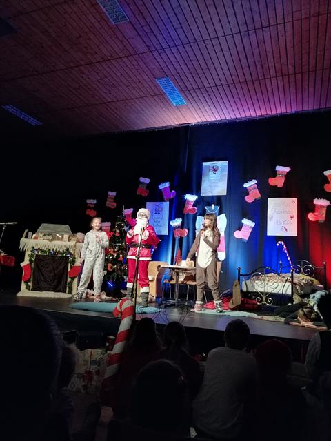 Die Schüler besangen das englische Weihnachtsfest. | Foto: KK