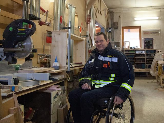 Alle Geräte sind auf Jürgens Arbeitshöhe abgestimmt. | Foto: Regina Courtier