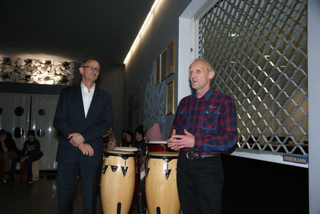 Alpinarium-GF Anton Mattle (li.) mit dem Fotografen Sepp Mallaun. | Foto: Othmar Kolp