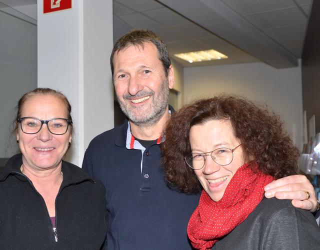 Bettina Golob, Robert Schwarz und Monika Auer