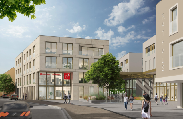 Im neuen "Impulszentrum" ist auch eine Bank eingeplant | Foto: Stadtgemeinde Mattersburg