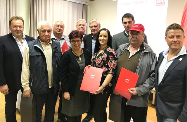 Bei der SPÖ Mitgliederversammlung in Straß wurden verdiente Persönlichkeiten geehrt. | Foto: SPÖ