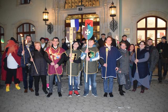 Auch die politischen Vertreter Korneuburg ließen sich das Mittelalter-Spektakel nicht entgehen.