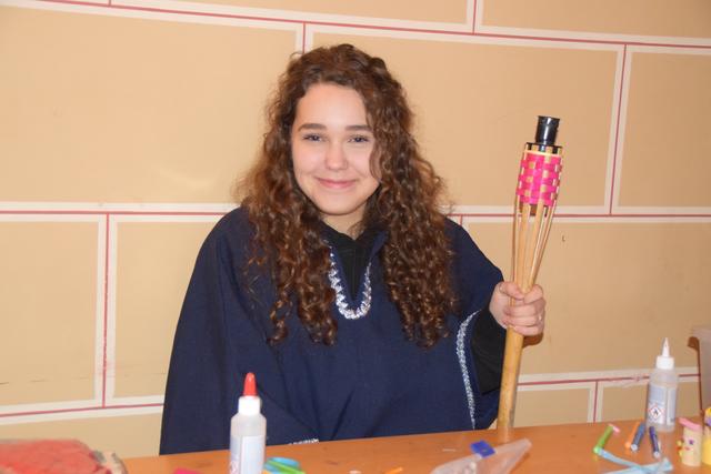 Bastelspaß gab es mit Katharina Dick.