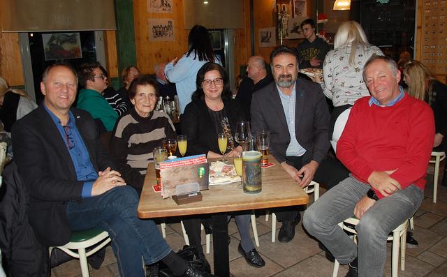 Sind von der Ausstellung begeistert, Alfred, Mathilde, GR Simona Vujkovac-Serafini, GR Marko Trampusch, GR Karl-Heinz Pirker