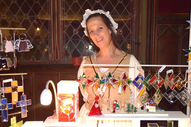 Funkelndes aus Glas gab es bei Daniela Fischer.