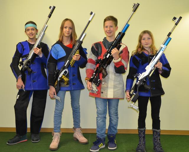 v.l. Nina Brunner, Marlies Brunner, Lukas Spindlberger, Flora Waldhör