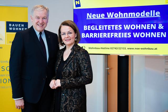 Landesrat Martin Eichtinger und Landesrätin Christiane Teschl-Hofmeister präsentierten die neuen Wohnmodelle | Foto: Regina Eder