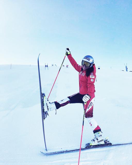 Franziska Gritsch hat allen Grund zur Freude. In St. Moritz wedelte sie erstmals aufs Weltcuppodest. | Foto: Privat