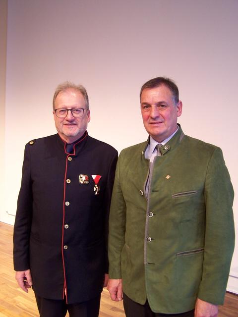 Alfred Lugstein mit Erich Riegler (v.l.). | Foto: Strohbach