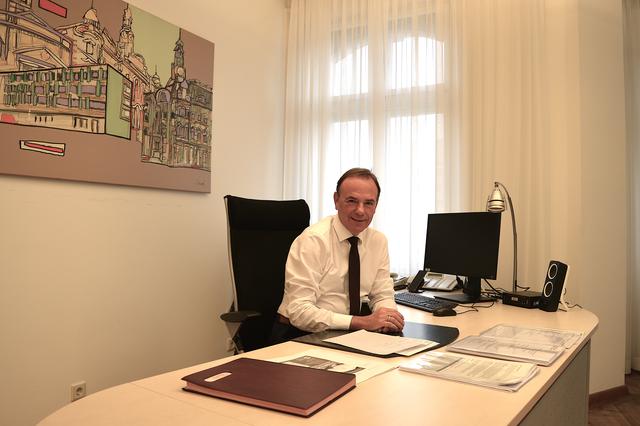 Viel Arbeit, aber auch durchaus spannende Projekte erwarten Bezirksvorsteher Gerald Bischof (SPÖ) im neuen Jahr. | Foto: Berger