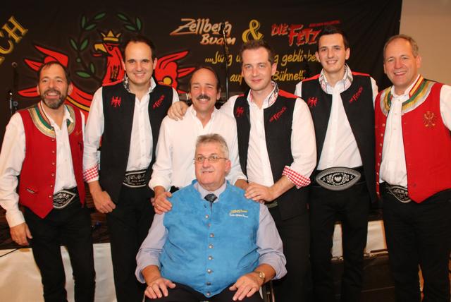 Werner, Georg und Herbert Spitaler, Organisator Sepp Krapfenbauer, Daniel Gruber, Michael und Gerhard Spitaler