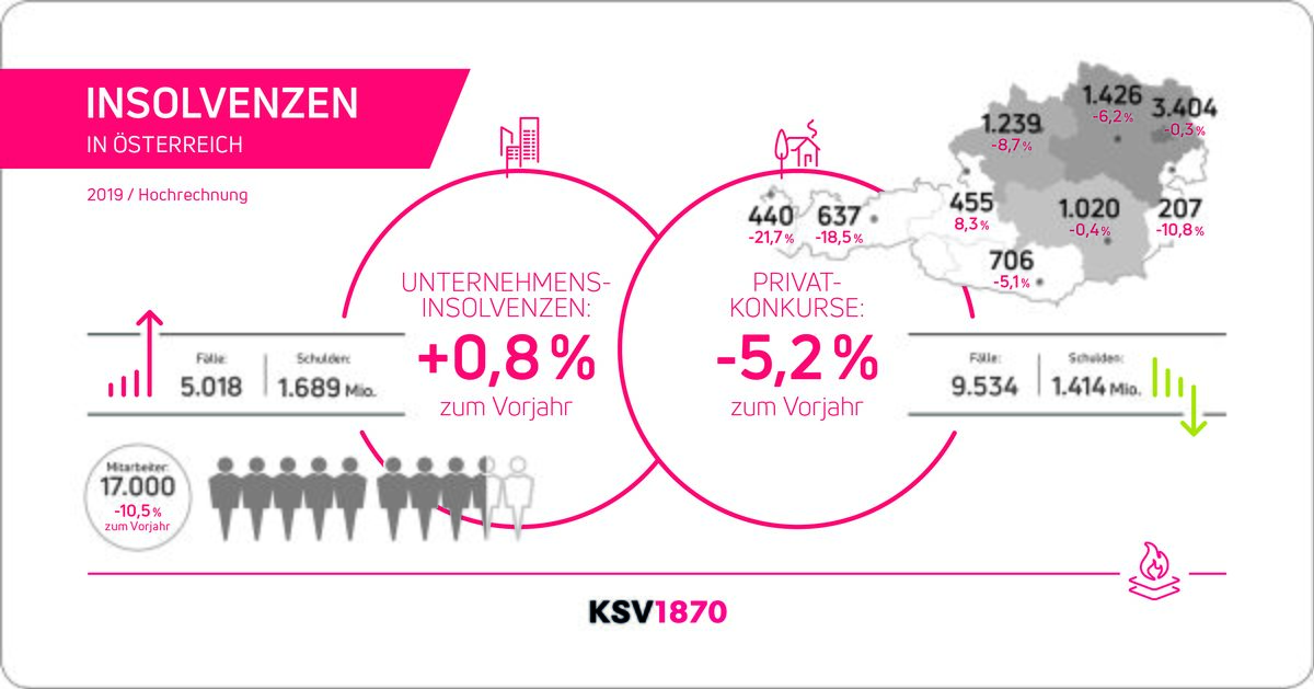 Ruckblick 2019 Mehr Insolvenzfalle In Salzburg Pongau