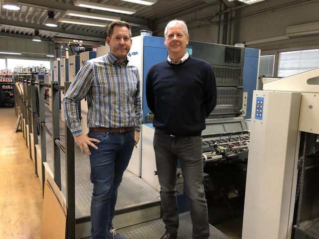 Bei Styria Print: Reinhold Riedel (l.) und Roland Schachner | Foto: WOCHE