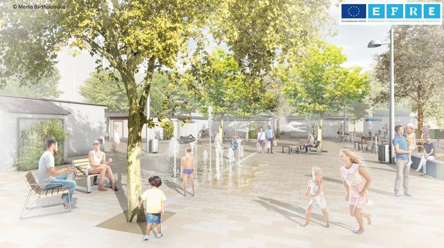 Die Pläne für den Johann-Nepomuk-Vogl-Platz wurden 2019 fertigestellt. 2020 folgt die Umgestaltung. | Foto: Karl Grimm Landschaftsarchitekten