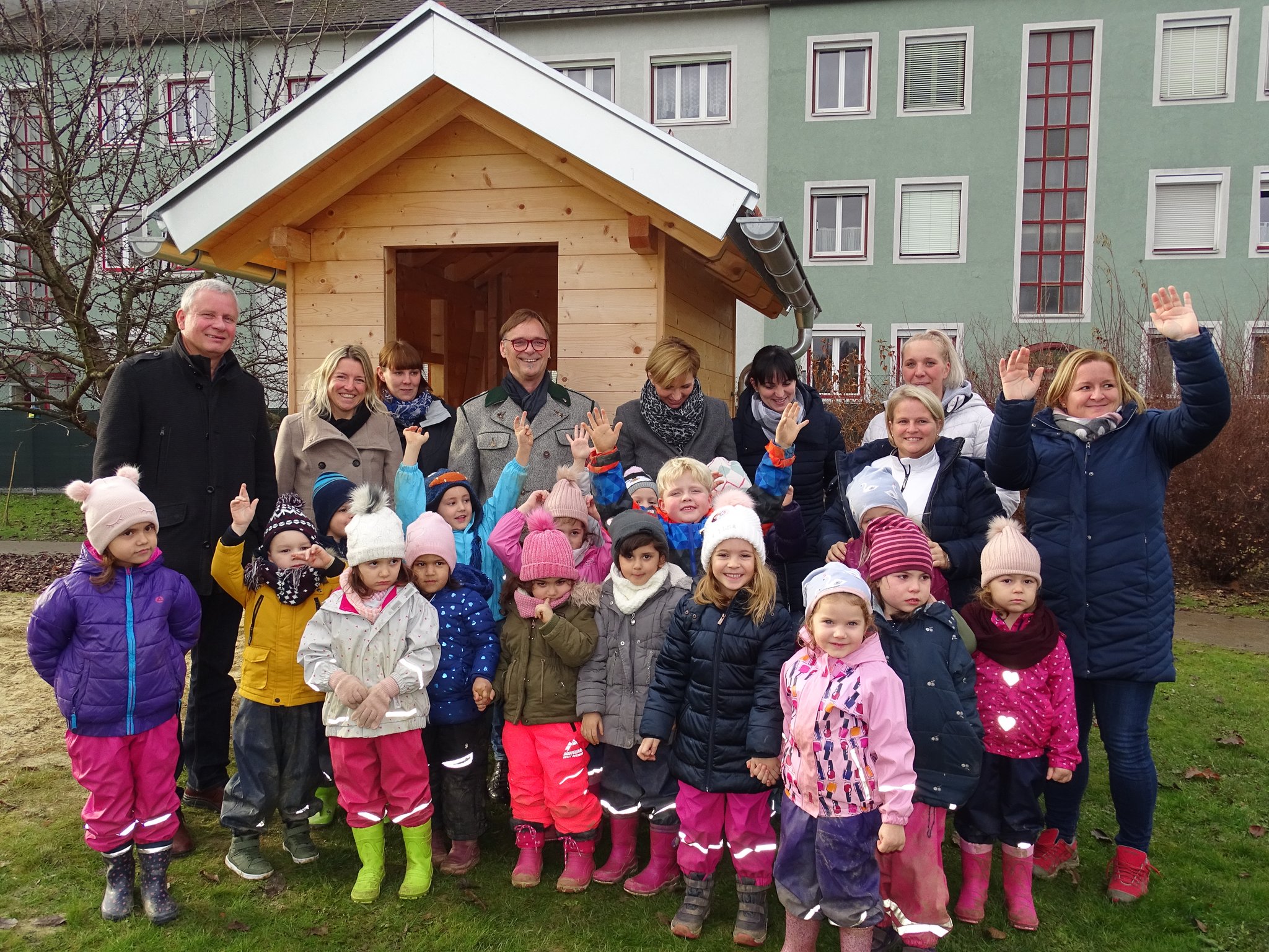 Neues Spielhaus: Erlebnis Heilpädagogischer Kindergarten Weiz - Weiz