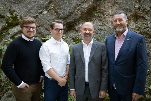 Team Klosterneuburg: Darius Djawadi (LP3), Clemens Ableidinger (LP1), Christian Schwarz (LP4), Walter Wirl (LP2)