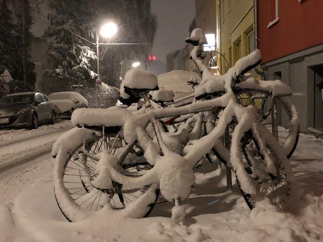 Radfahren ist durchaus auch im Winter möglich.