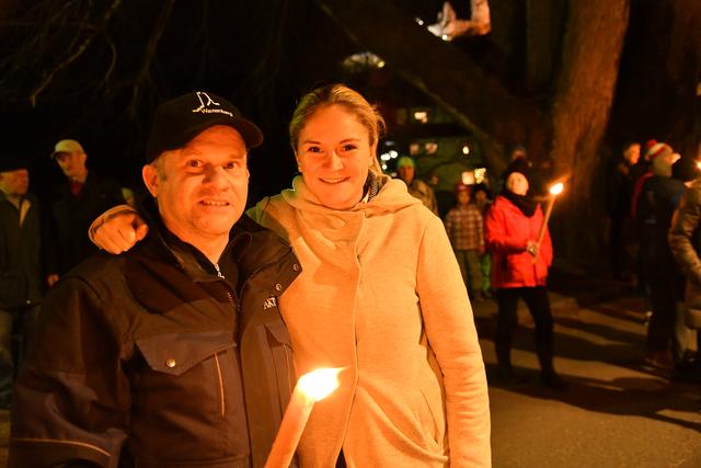 Obmann Michael Pilz und Olivia Flatzlsteiner vom Verein Waxenberg Aktiv.