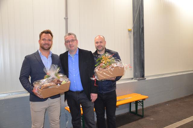 Christian Moser, Ernst Palle und Arno Stanitznig