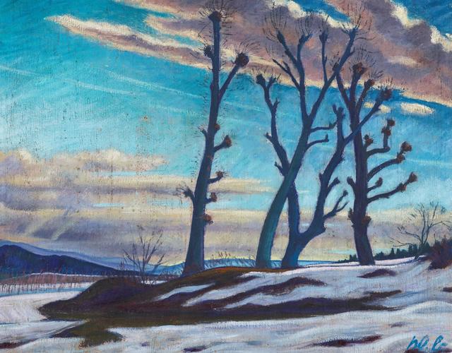 "Touch Wood": ein Beitrag zur Ausstellung aus der Kunstammlung der Stadt - Werner Berg: Februar, 1949, Öl auf Leinwand  | Foto: Stadt Klagenfurt